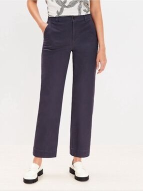 Loft Monroe Straight Navy Chino Pant 4